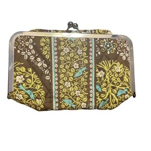 Vera Bradley Kisslock Clutch Wallet Retired‎ "Sittin' in a Tree" Pattern